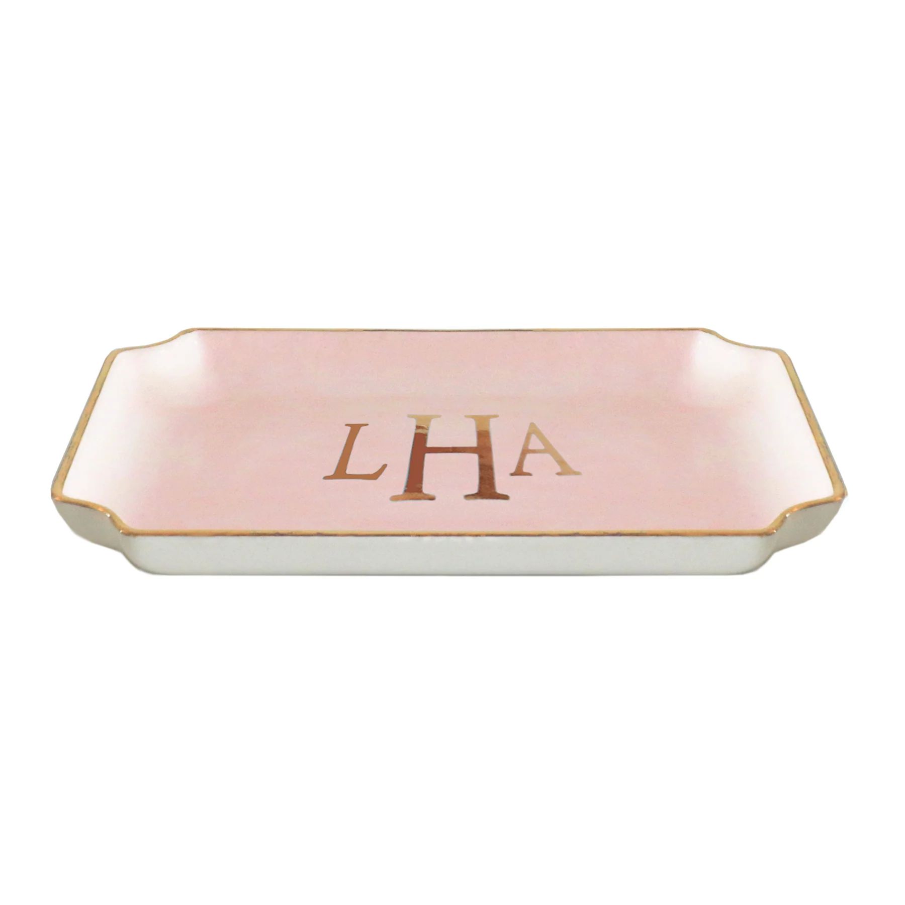 Classic Monogram Trays | Lo Home by Lauren Haskell Designs