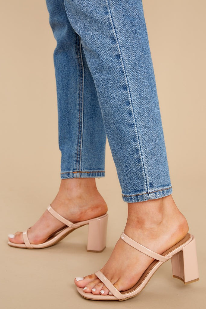 Cutest Quality Nude Heels | Red Dress 