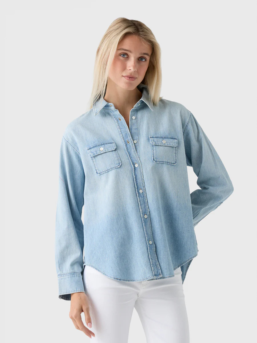 Citizens Of Humanity Women's Baby Pocket Jude Shirt | Saint Bernard