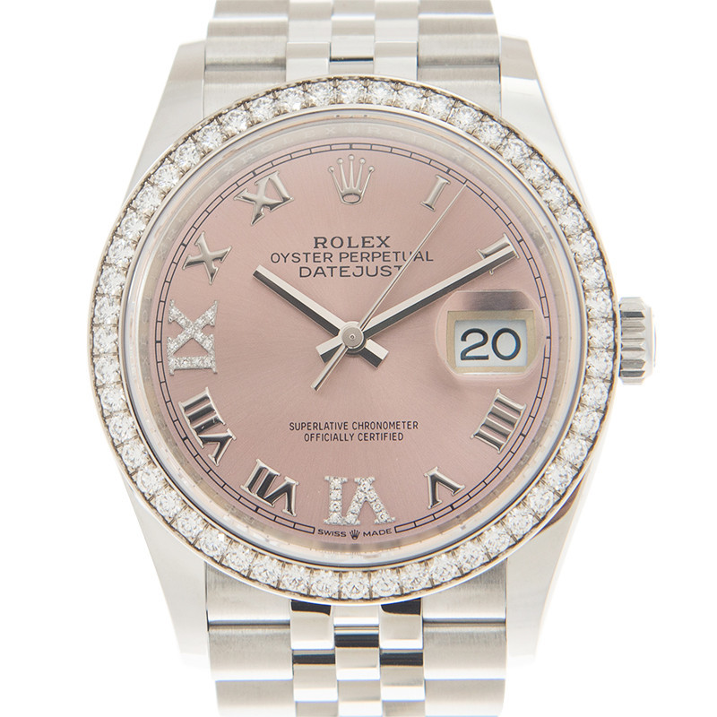 Rolex Datejust 36 Pink Diamond Dial Automatic Unisex Jubilee Watch 126284PRDJ | Jomashop.com & JomaDeals.com
