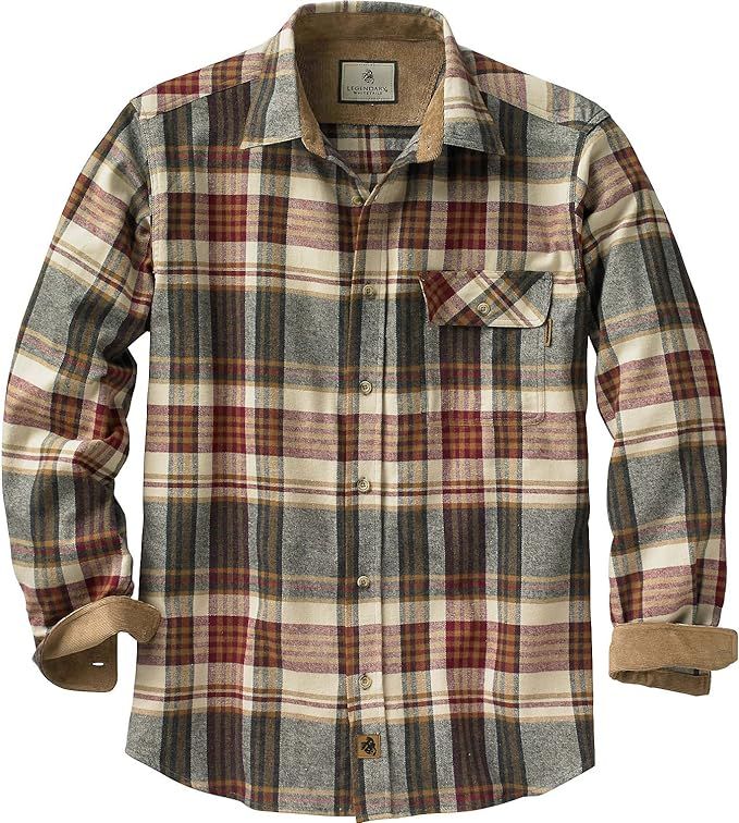 Legendary Whitetails Men's Buck Camp Flannel Shirt | Amazon (US)