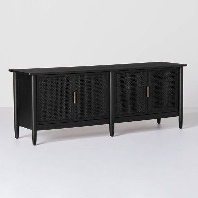 Wood & Cane Media Console - Hearth & Hand™ with Magnolia | Target