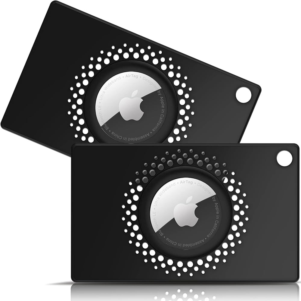 [2 Pack] Vsagier Airtag Wallet Holder, Ultra Thin Airtag Wallet Card Case Cover, Light Airtag Wal... | Amazon (US)