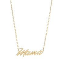 MAMA SCRIPT NECKLACE | Eklexic