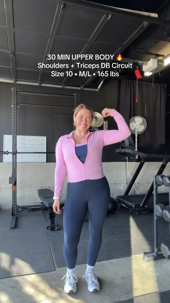 Midsize Gym Day Outfit 💕💙 size 10 | M\L   | 5’4” 

#LTKfitnessgoals #LTKActive #LTKMidsize