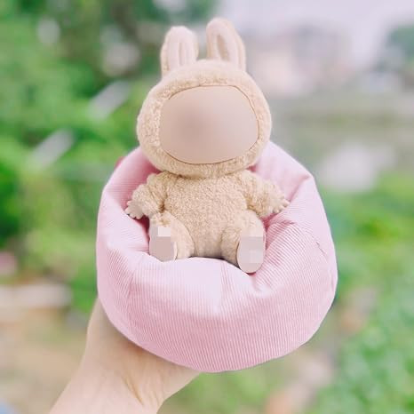 Handmade Bean Bag Chair for Doll Seat, 15-17cm Doll Sofa Table Dispaly Accessories(Pink) | Amazon (US)