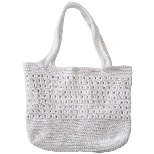 Shoulder Handbag Crochet Tote, Large Crochet Tote Bag, Lined Crochet Shoulder Bag, Crochet Tote B... | Amazon (US)