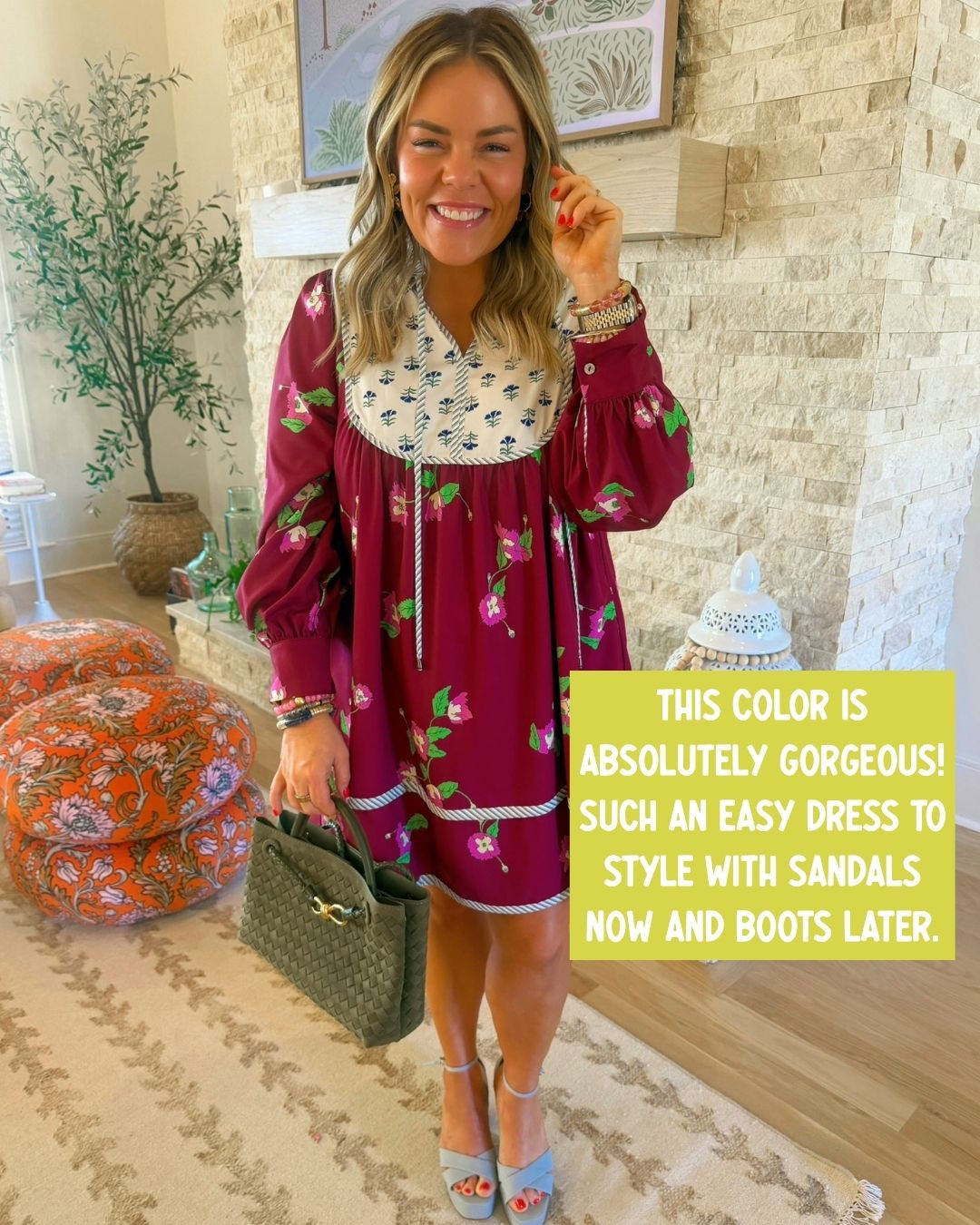 This color is absolutely gorgeous! Such an easy dress to style with sandals now and boots later.

#LTKdayinmylife #LTKgrwm #LTKmomlife