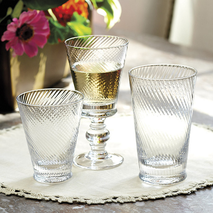 Bunny Williams Spiral Glassware | Ballard Designs | Ballard Designs, Inc.