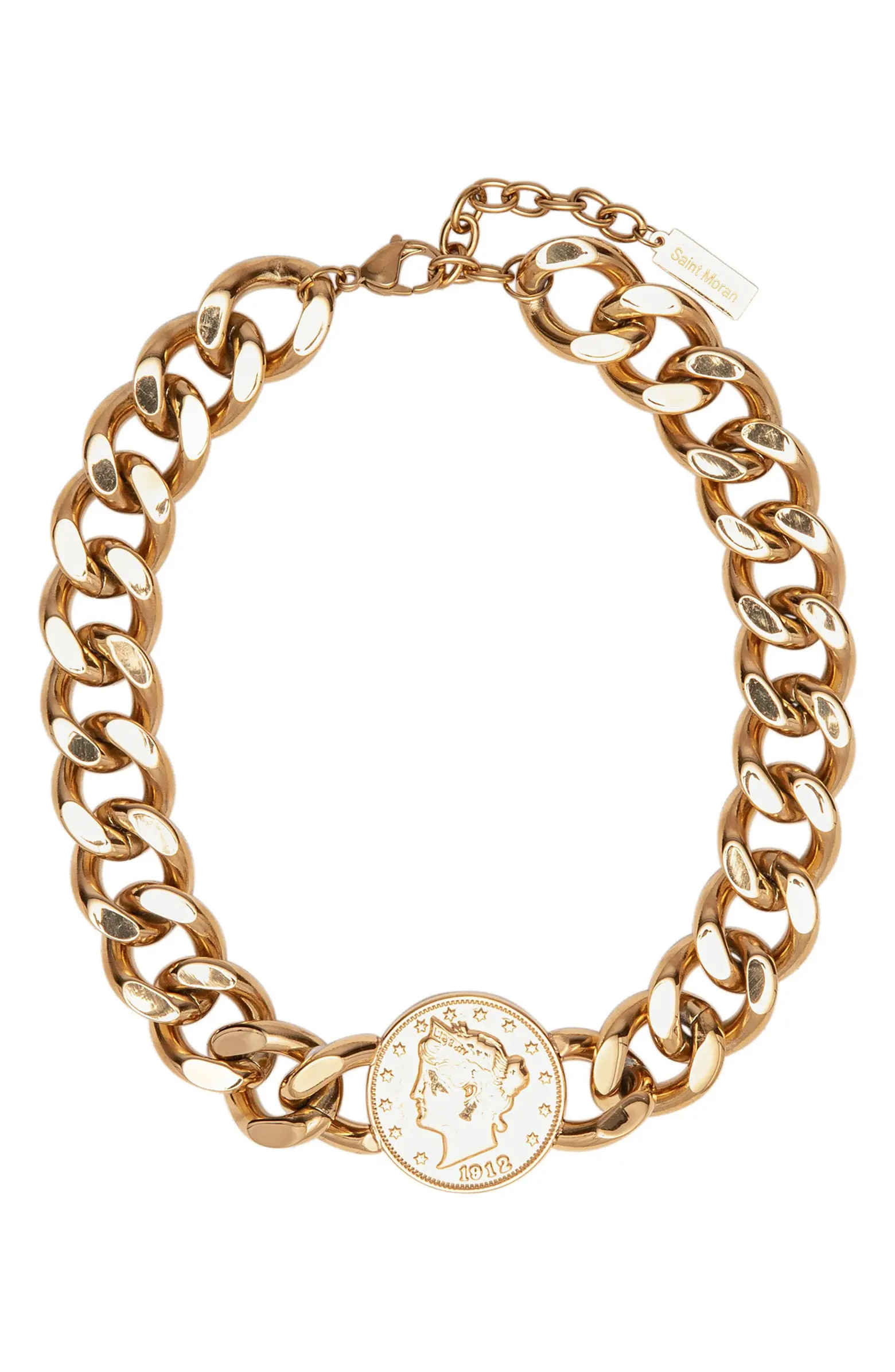 Corte Oversize Curb Chain Collar Necklace | Nordstrom