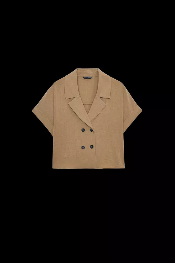 CROSSOVER SHORT SHIRT | Zara US