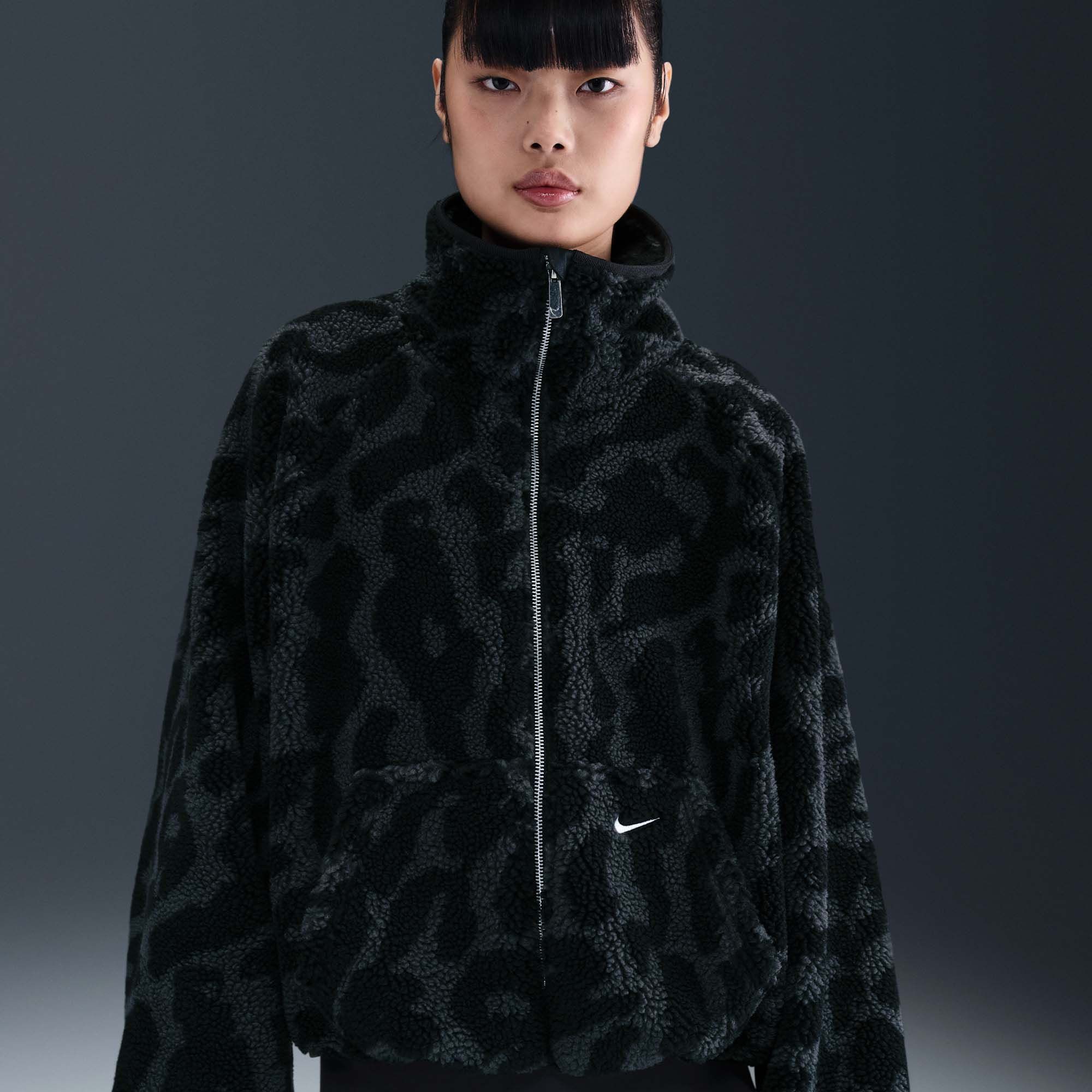 Nike Women's Sportswear High-Pile Fleece Jacket | DICK'S Sporting Goods