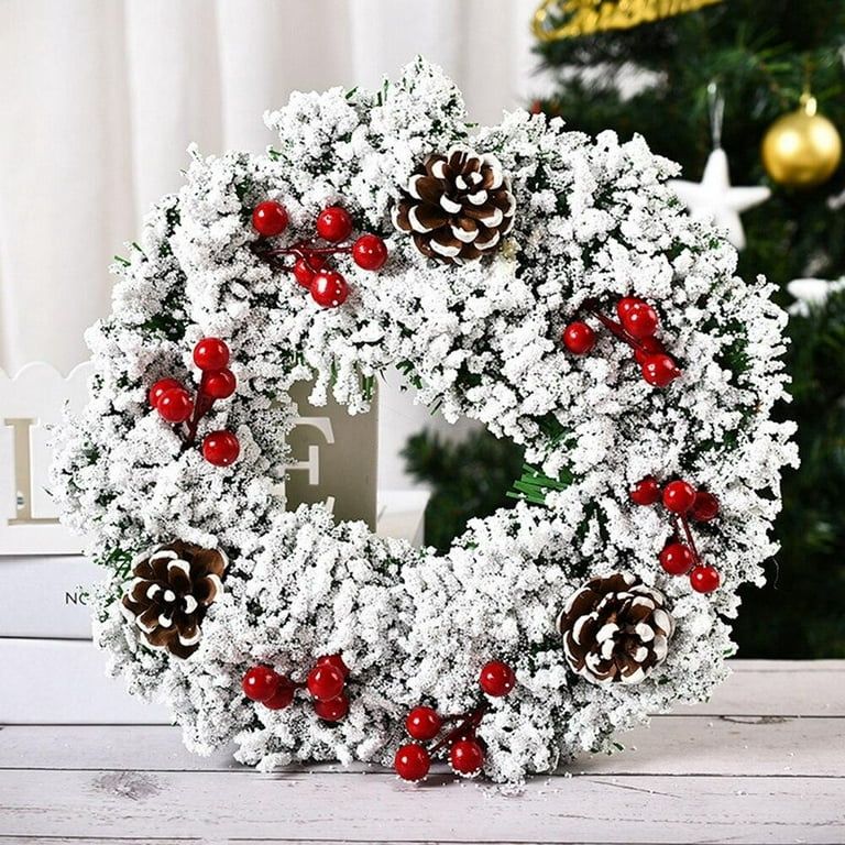 [Clearance sale!]Christmas Decoration Wreath Christmas Tree Decorations Wedding Wreaths Event Par... | Walmart (US)