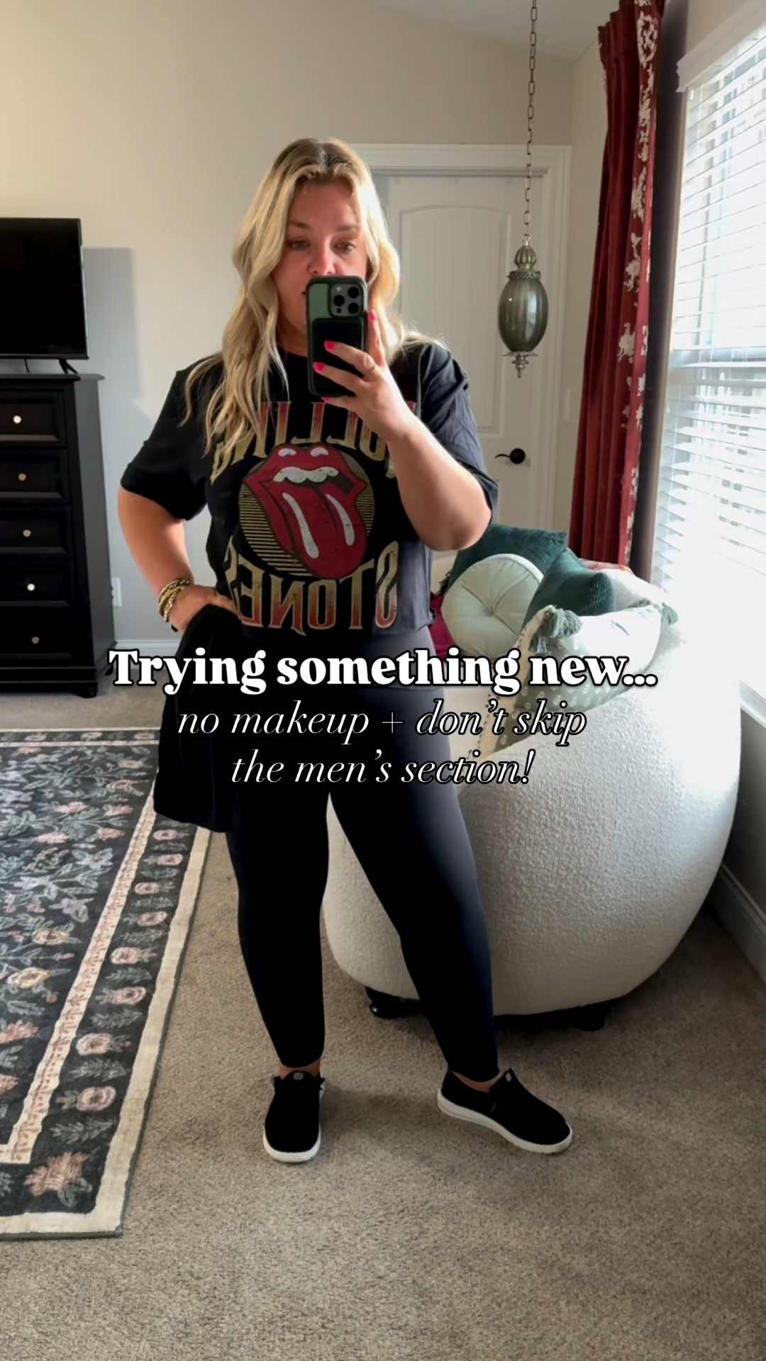 Don’t be afraid to make things your own! I chopped off this men’s tshirt to make this cute crop top!

#LTKMidsize #LTKPetite #LTKOver40