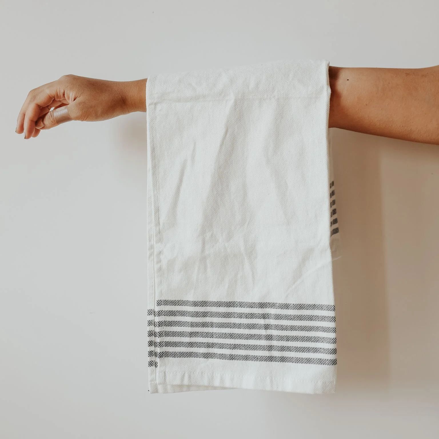 Horizontal Striped Tea Towel- Six Stripes | Sweet Water Decor, LLC