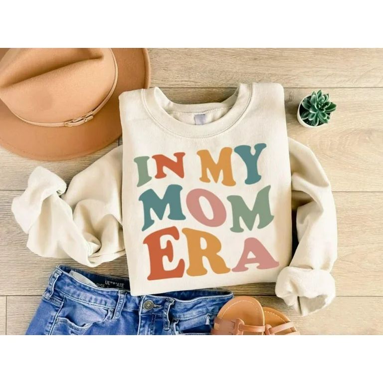 In My Mom Era Sweatshirt, Mama Sweatshirt, Mom Birthday Gift, New Mom Shirt, Best Mom Sweater, Mo... | Walmart (US)