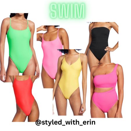 Simple One Piece Suits for paring with denim shorts and sandals or pull on linen shorts pool side. I love a simple one piece for outdoor water activities like SUP too! 

#LTKFestival #LTKOver40 #LTKSwim