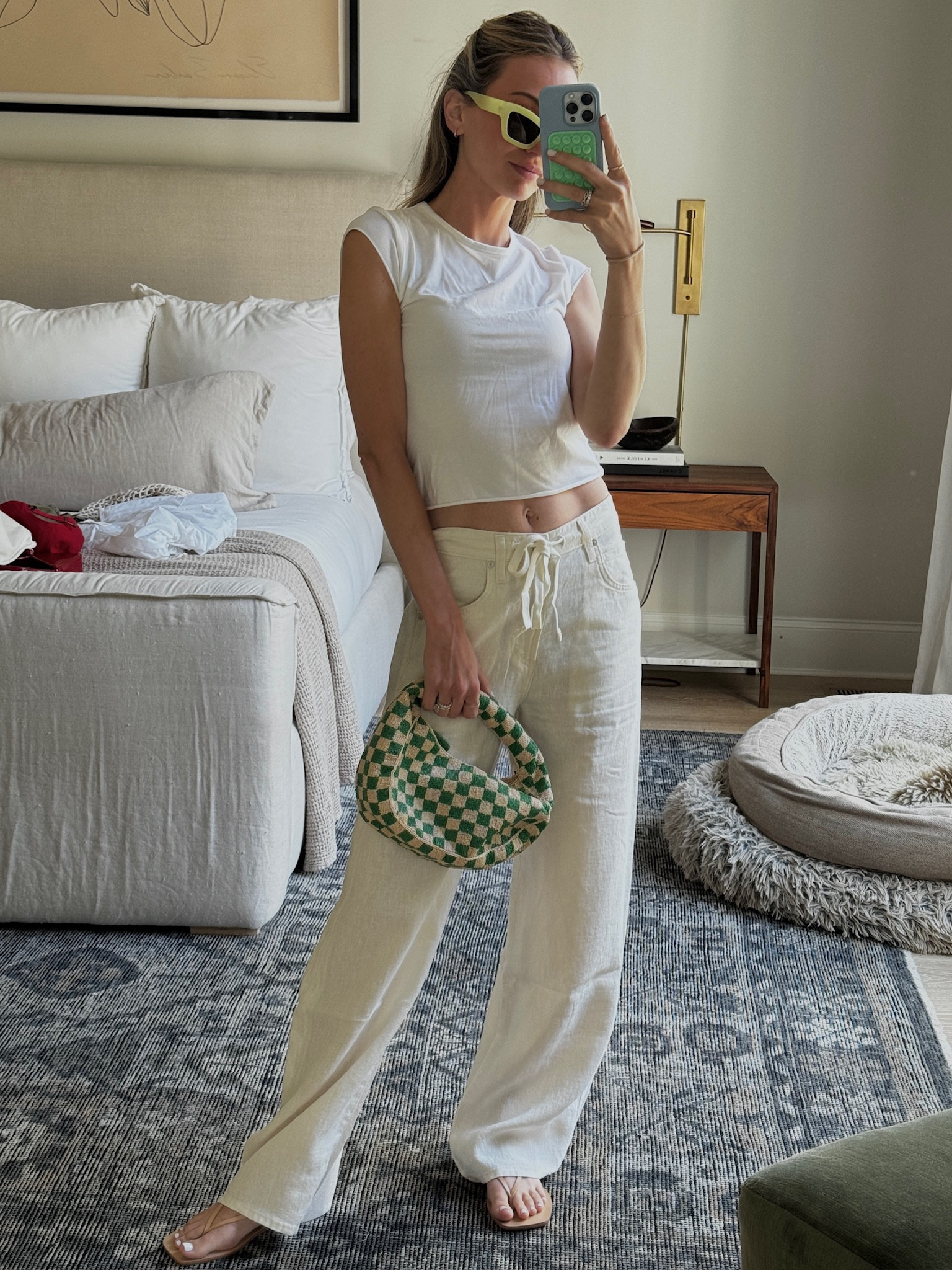 Obsessed with these pants!! I got them in a 24. Wearing a S in the shirt but I think I’ll return for a XS.

#LTKStyleTip #LTKSummerSales #LTKSeasonal