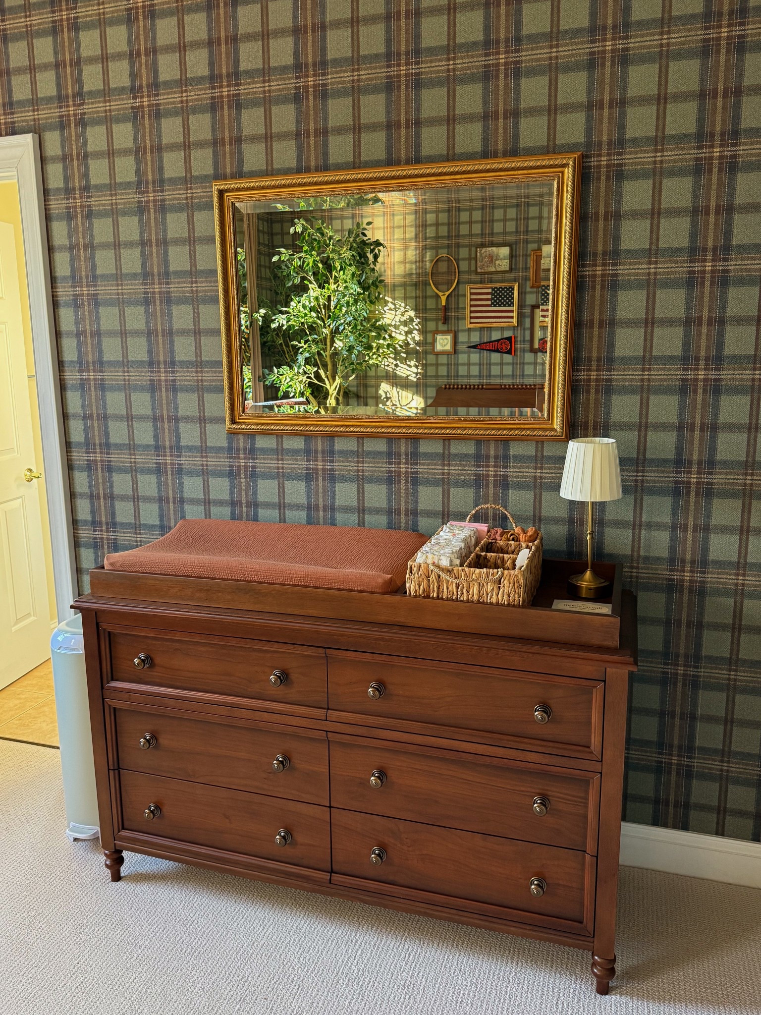 Changing table setup for our baby boy’s nursery! 

#LTKHome #LTKBaby