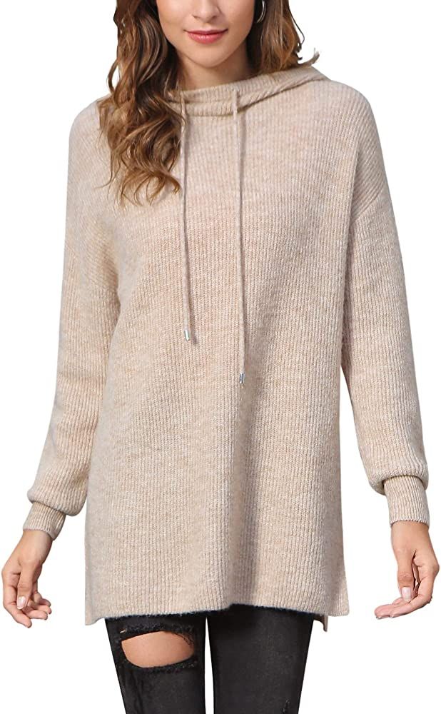 Woolen Bloom Hoodies for Women Hooded Sweatshirts Oversized Lightweight Sweater Hoodies Spring Fa... | Amazon (US)