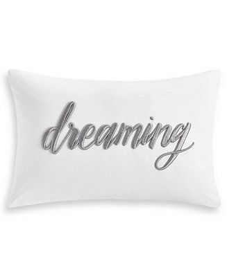 Word Decorative Pillow, 12" x 18", Created for Macy's | Macys (US)