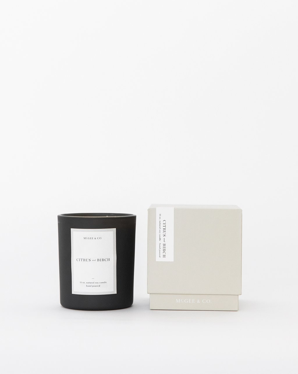 Citrus + Birch Candle | McGee & Co.