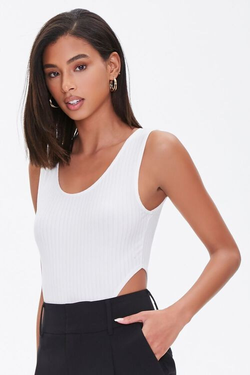 Ribbed High-Leg Tank Bodysuit | Forever 21 (US)