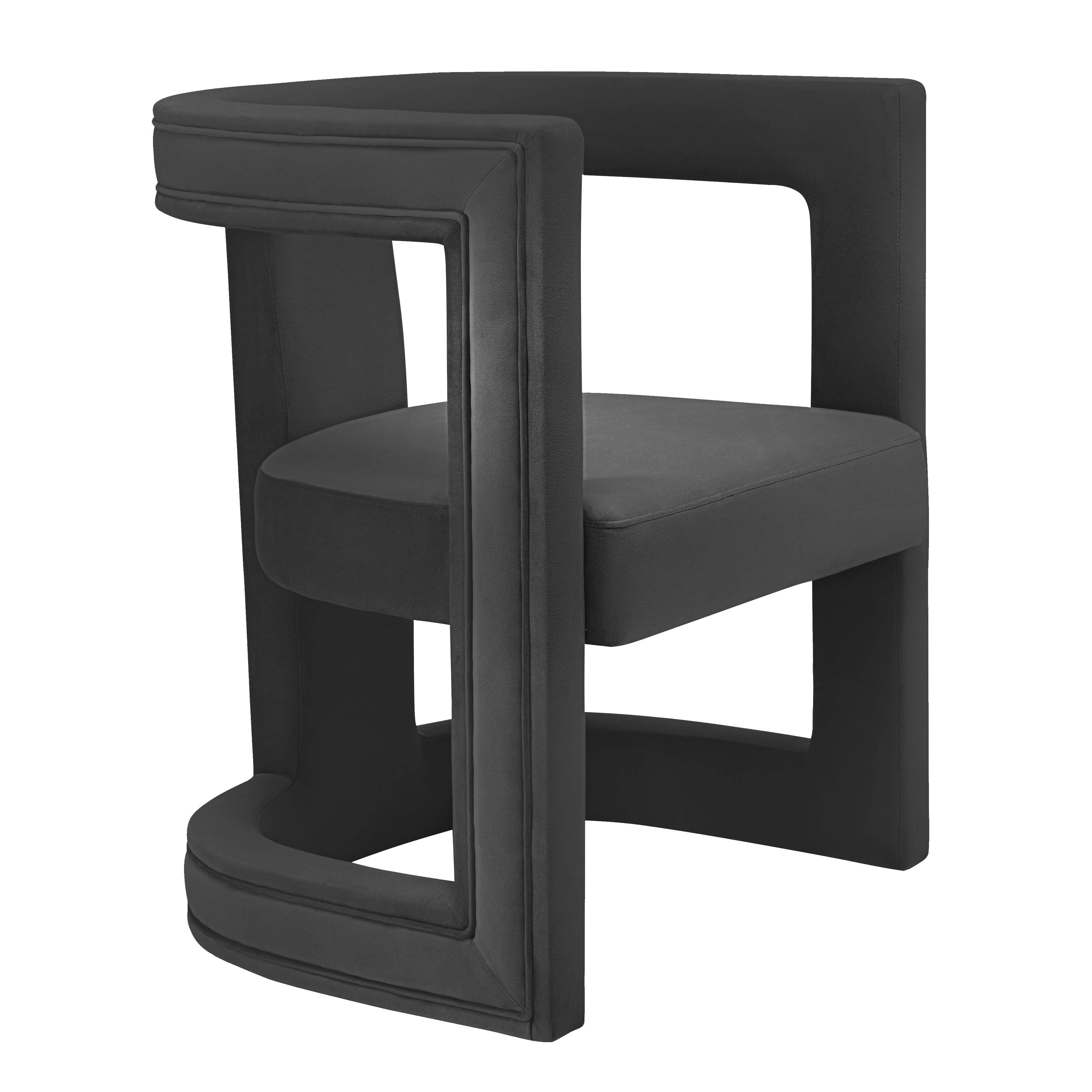 Ada Black Velvet Accent Chair | Walmart (US)