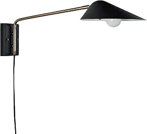 Amazon Brand – Rivet Mid-Century Swiveling Long Arms, Pivoting Head, Plug-In, Hardwire or 2-in-... | Amazon (US)