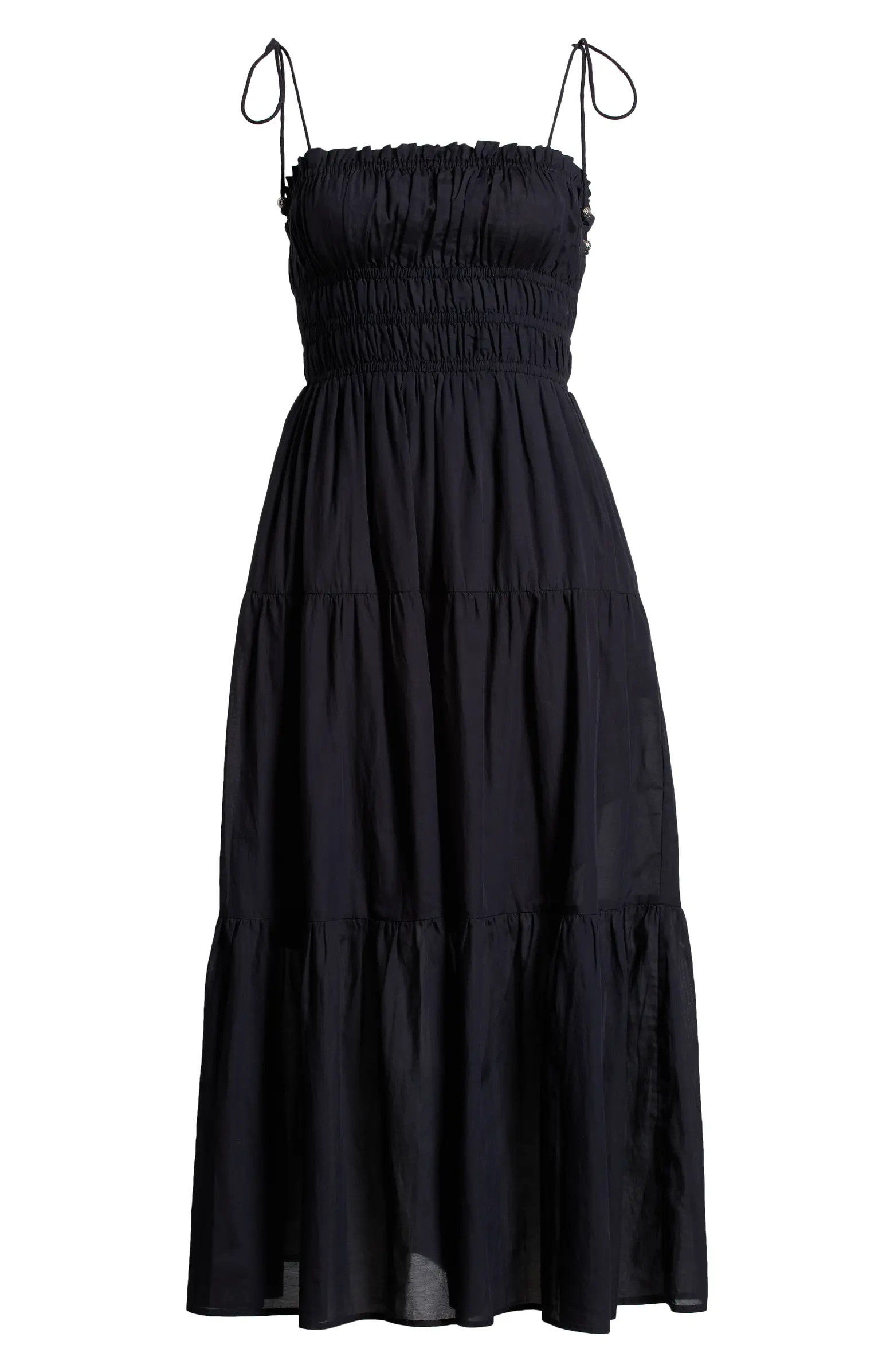 Smocked Cover-Up Midi Dress | Nordstrom