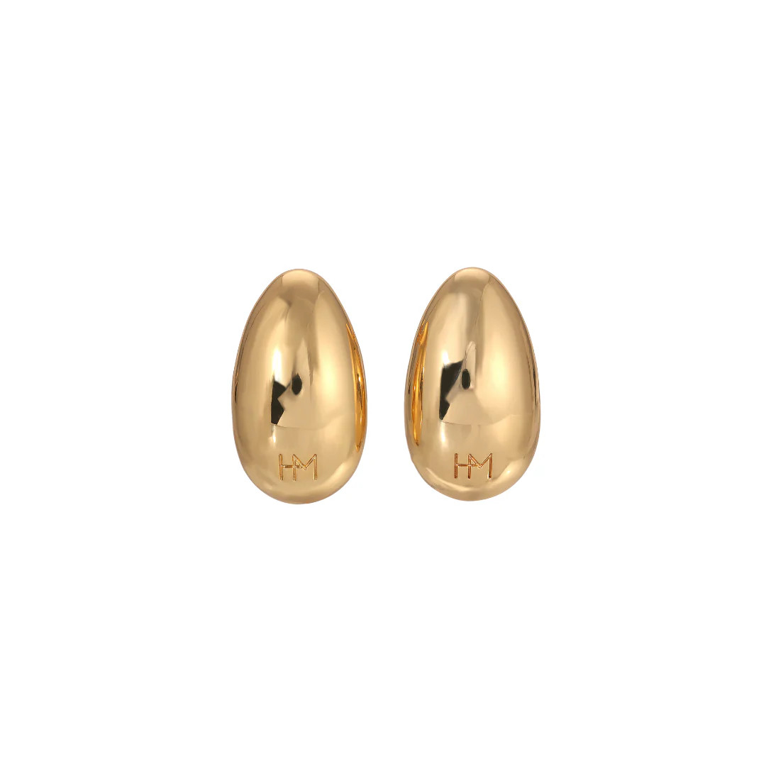 BEAN GOLD EARRINGS | Heaven Mayhem