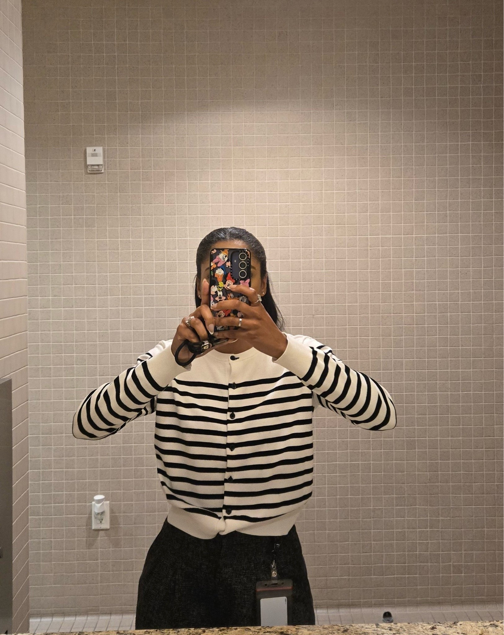 If you can’t tell I love H&M sweaters. This black and white striped version is also one of my favorites!

#LTKdayinmylife #LTKWorkwear #LTKootd