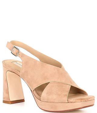 Antonio Melani Dana Suede Platform Xband Slingback Sandals | Dillard's | Dillard's