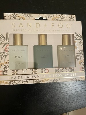 Sand + Fog Perfume Oil Discovery Set vanilla cake, pistachio dream, silk musk | eBay US