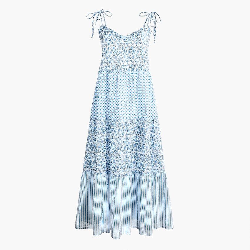 Ruffle tiered maxi cover-up dress | J.Crew Factory