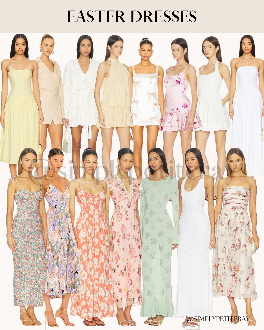 Easter Dresses
Found the most beautiful selection of Easter-ready dresses from Revolve! Whether you prefer soft pastels, dainty bows, or elegant floral maxis, there is a perfect style for your celebrations. 🐣🌷
These dreamy designs are all about feminine details and flattering fits. I find that a light yellow or classic white dress is always a timeless choice for a fresh spring morning! 🌼✨
#EasterOutfit #SpringDresses #RevolveStyle #GardenParty #DressInspo

#LTKSeasonal #LTKWedding #LTKootd