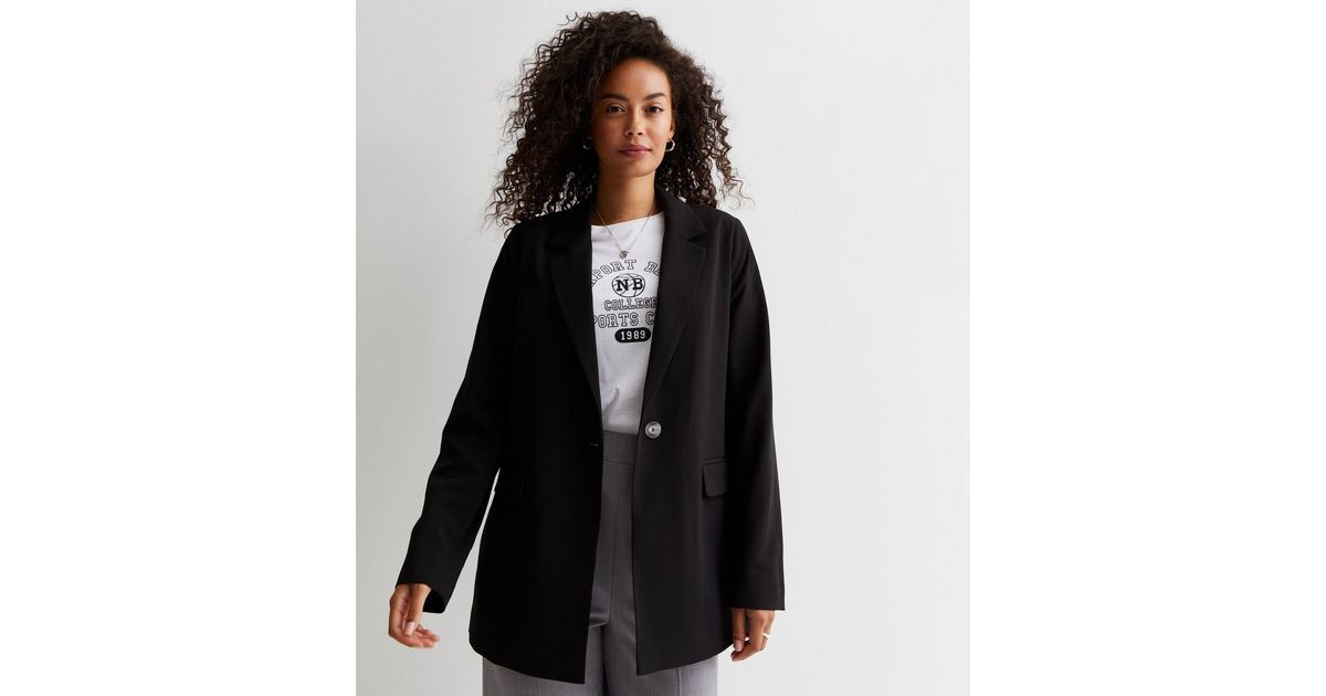 Tall Black Blazer | New Look | New Look (UK)