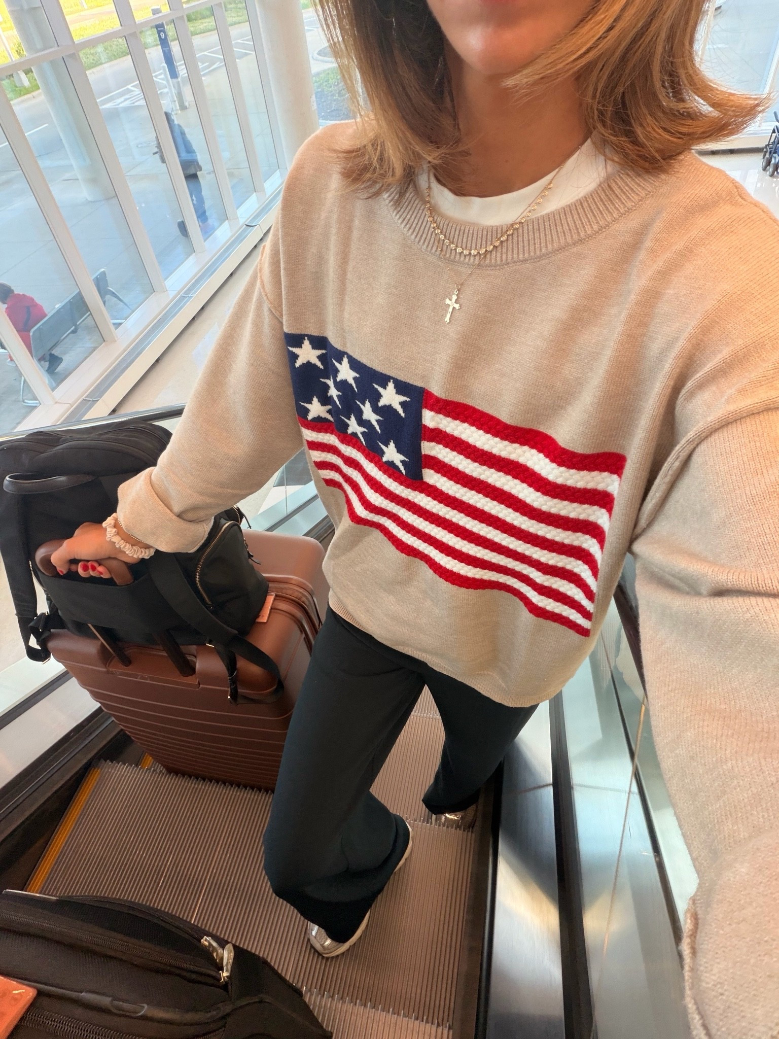 Medium in sweater 
Small pant

#LTKdayinmylife #LTKootd #LTKSaleAlert