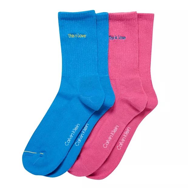 Men's Calvin Klein 2-Pack Cushioned Pride Mid-Crew Socks | Kohl's
