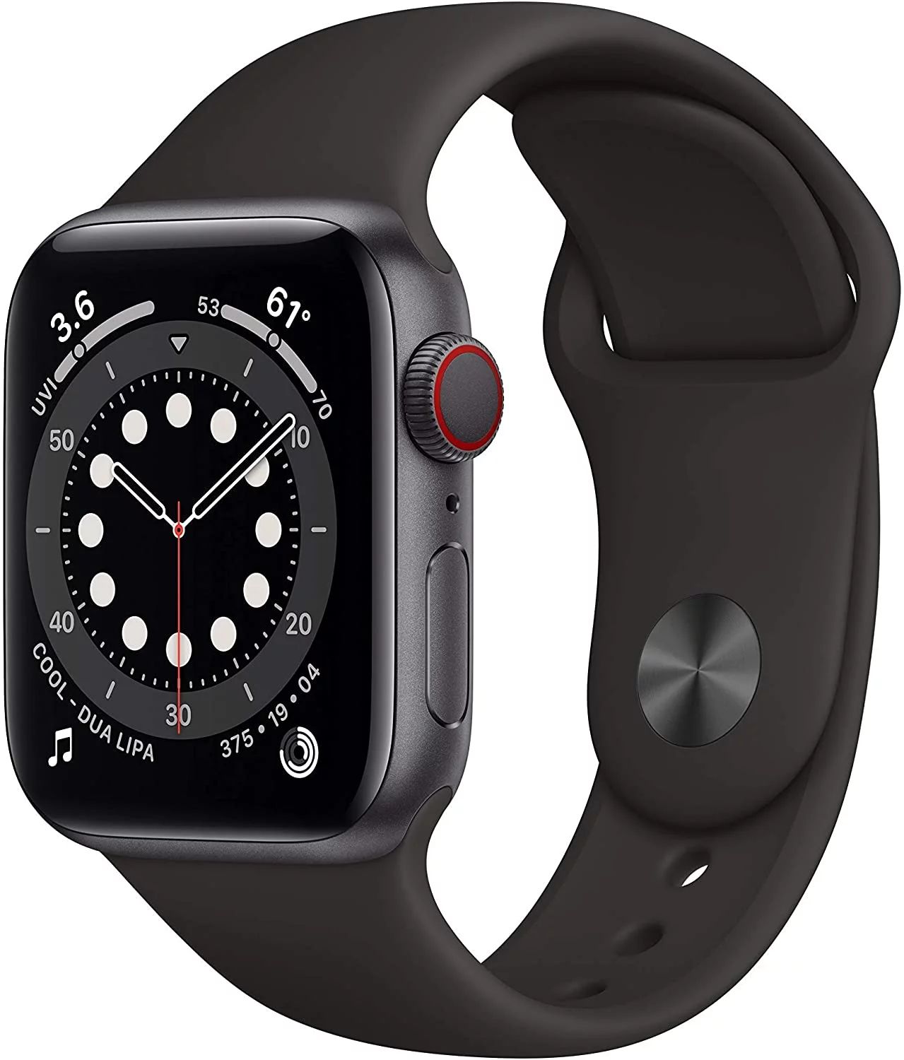 Refurbished  Apple Watch Series 6 (GPS + Cellular, 44mm) - Aluminium Case | Walmart (US)