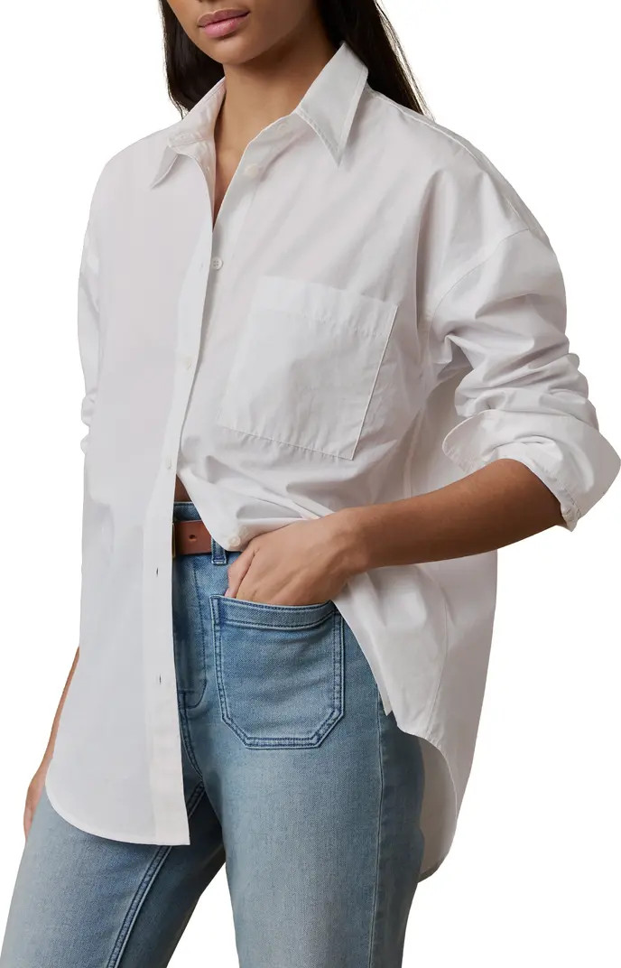 Coastal Relaxed Organic Cotton Button-Up Shirt | Nordstrom