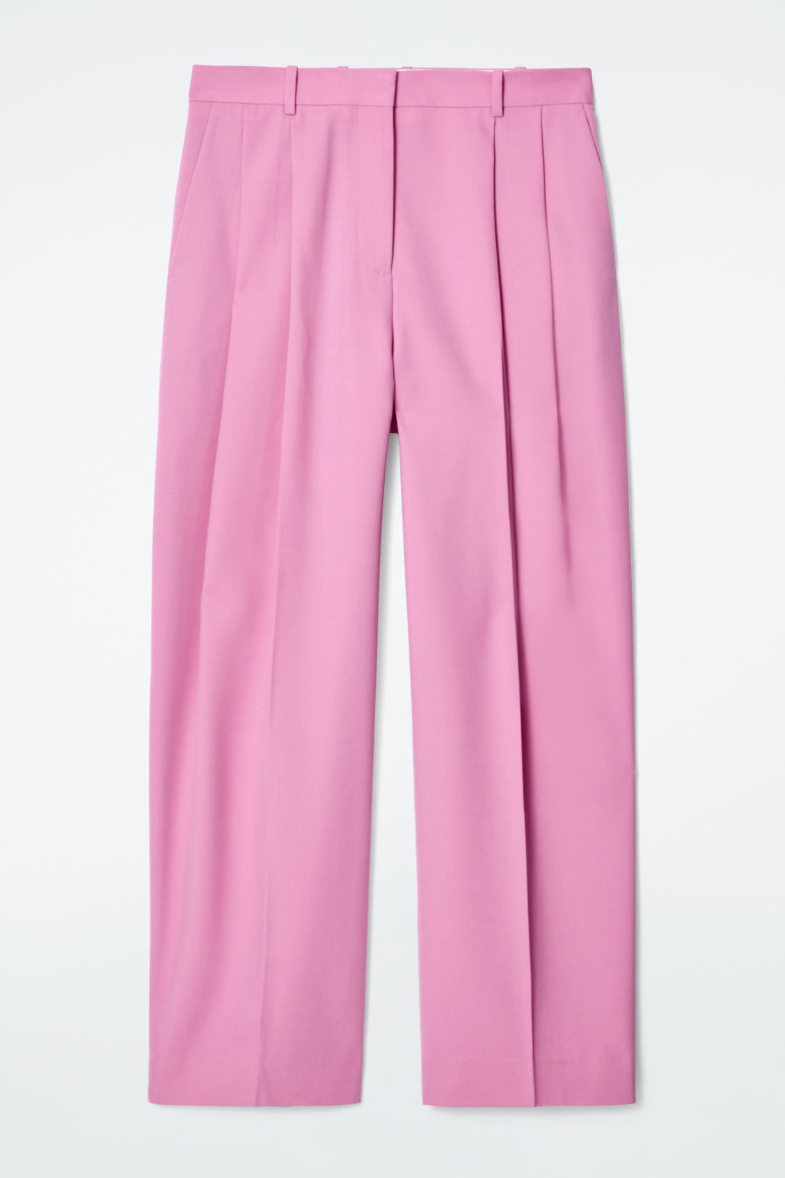 RELAXED TWILL WIDE-LEG PANTS | COS (US)