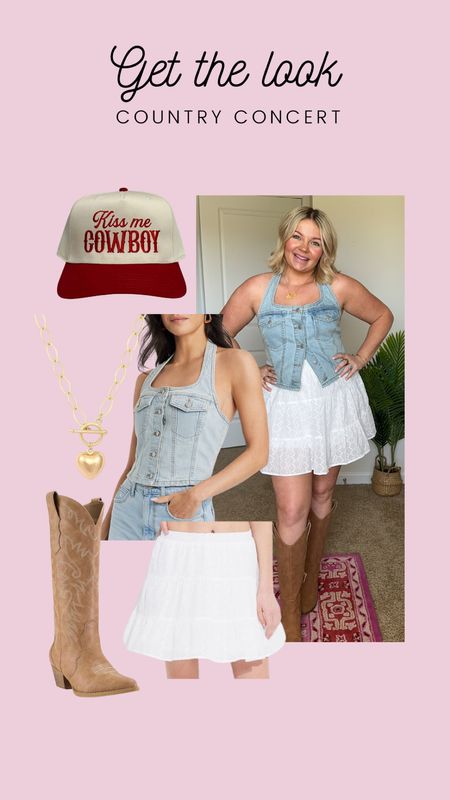 Get the look: Country concert 🤠🎵💌

Country concert outfit ideas / target fashion / trendy trucker hat / country outfits / summer fashion 

#LTKFindsUnder50 #LTKSeasonal #LTKStyleTip