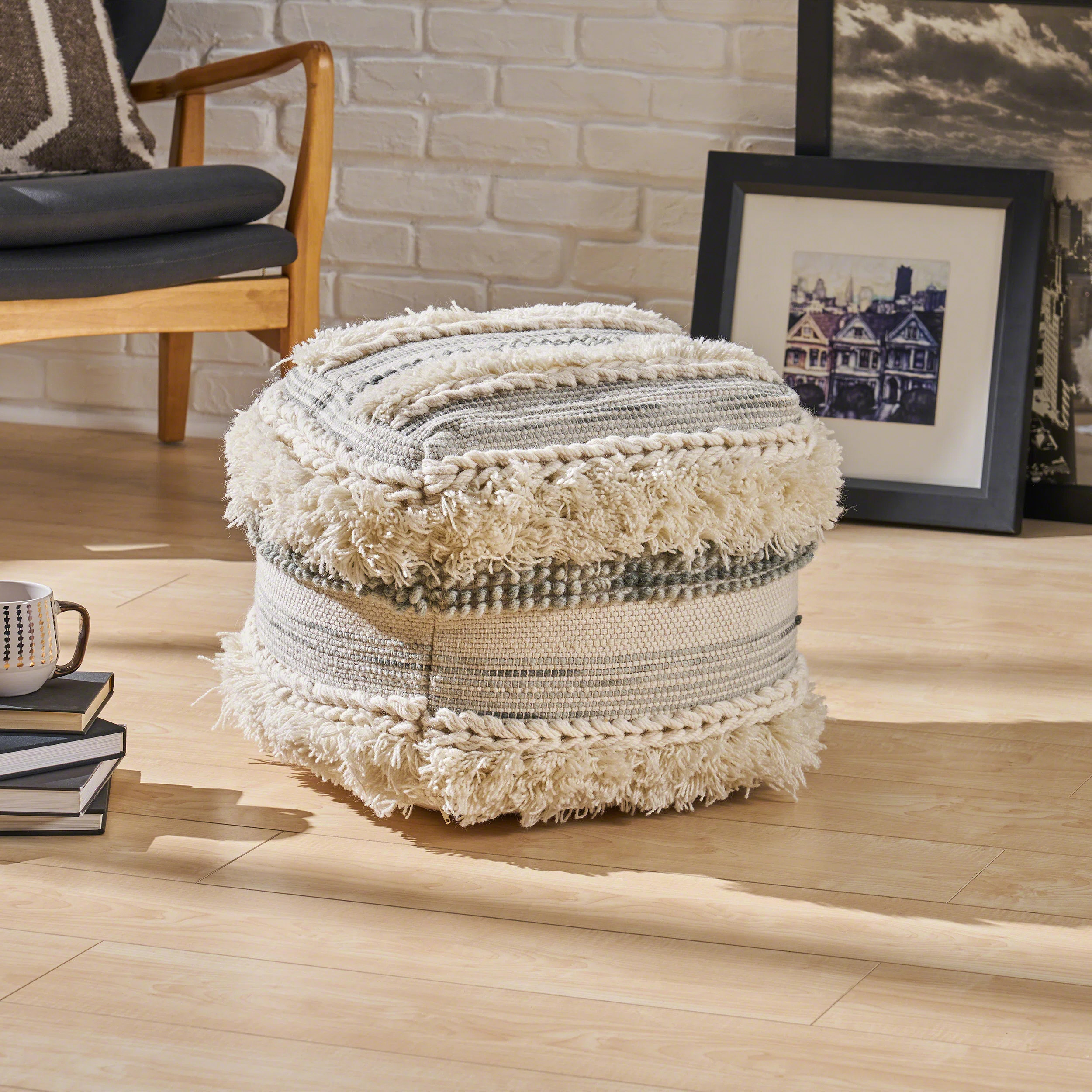 Bartow Upholstered Pouf | Wayfair North America