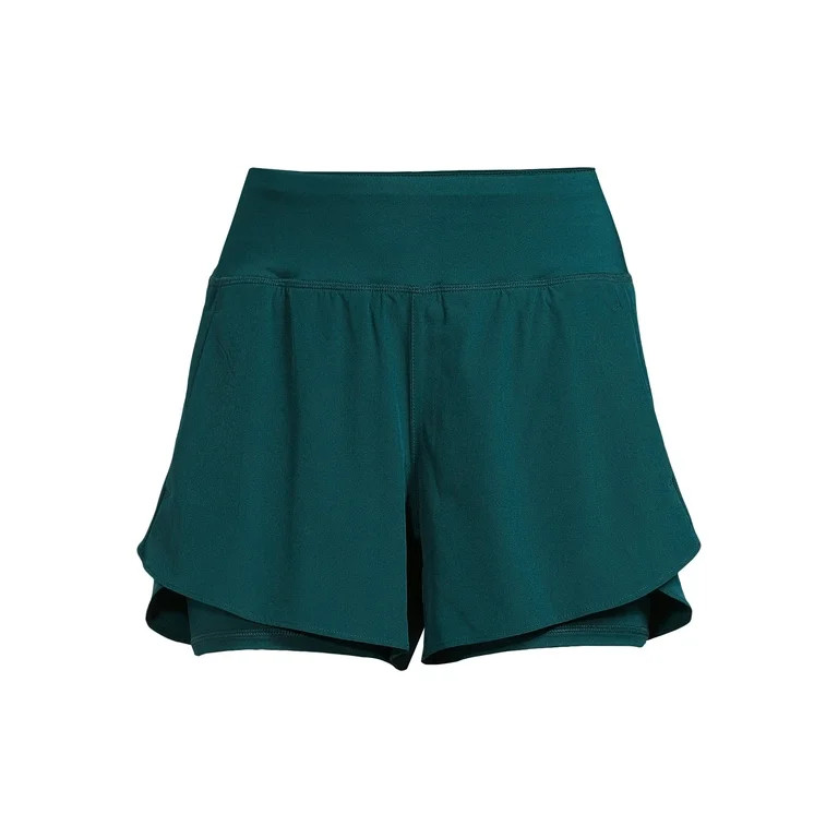 Avia Women's and Women's Plus Compression Waist Run Shorts, Sizes XS-XXXL | Walmart (US)