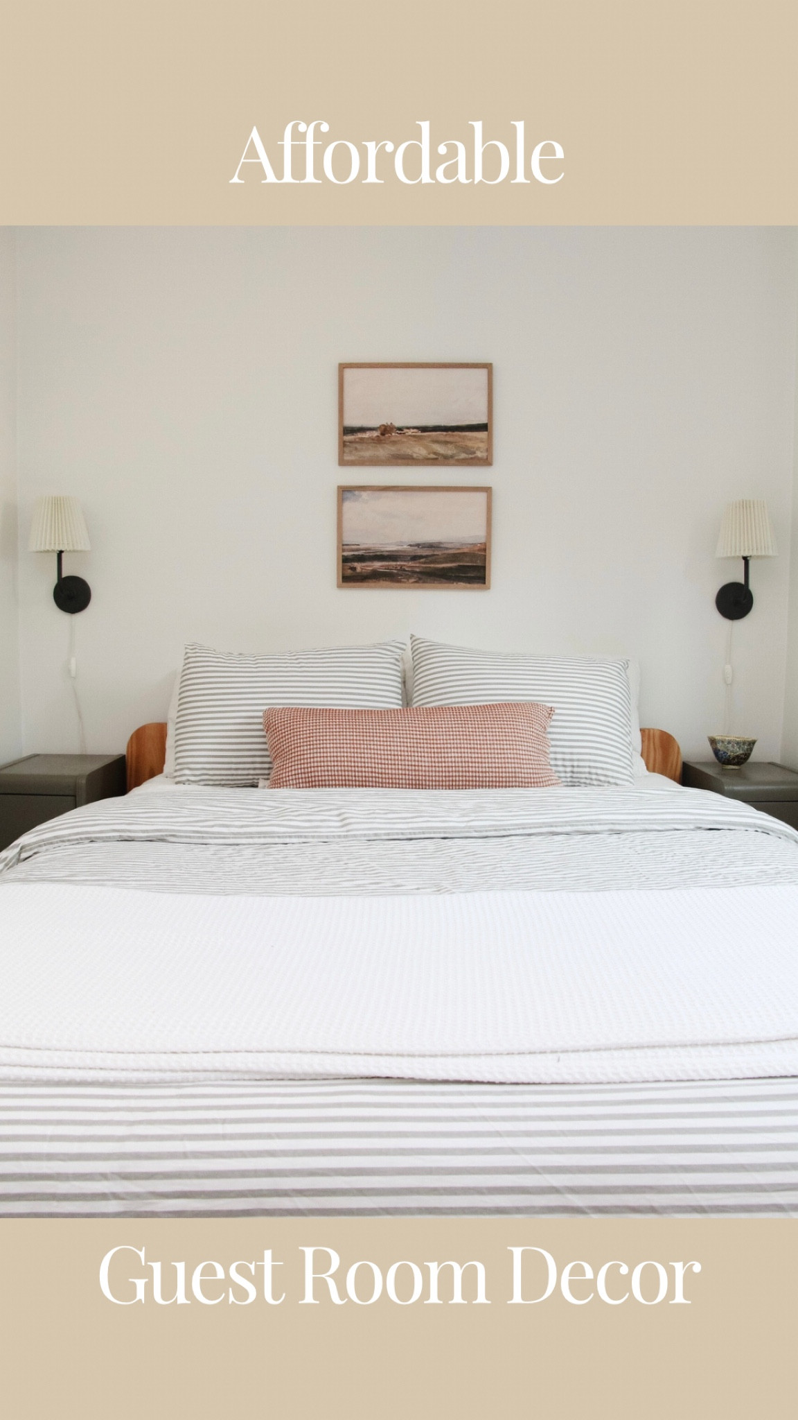 Shop this cute guest room, while being kind to your wallet!   

#LTKunder100 #LTKSeasonal #LTKhome