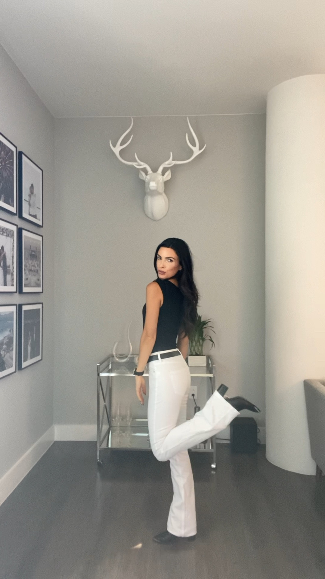 White flare jeans with a black top is SO classy and fun

#LTKFind #LTKunder100 #LTKstyletip
