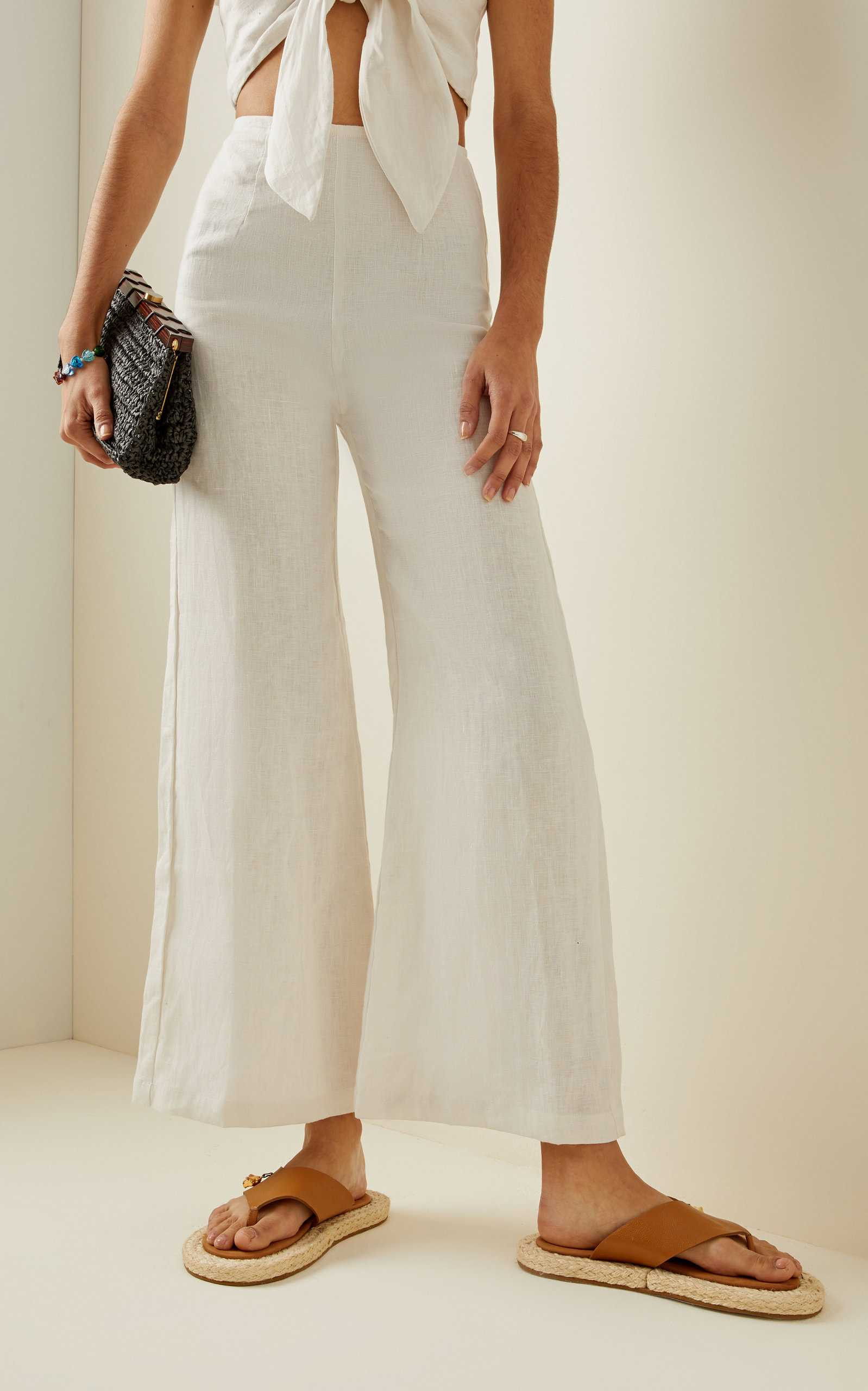 Ottavio Linen Wide-Leg Pants | Moda Operandi (Global)