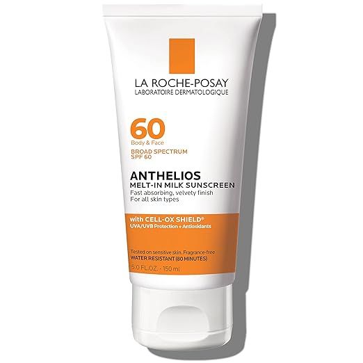 La Roche-Posay Anthelios Melt-In Sunscreen Milk Body & Face Sunscreen Lotion Broad Spectrum SPF 6... | Amazon (US)