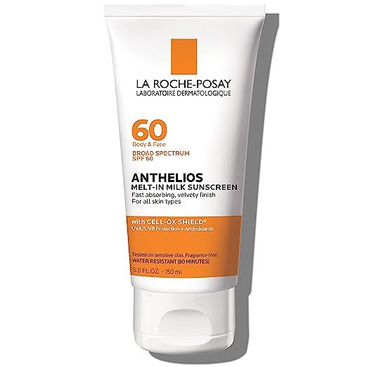 La Roche-Posay Anthelios Melt-In Sunscreen Milk Body & Face Sunscreen Lotion Broad Spectrum SPF 6... | Amazon (US)